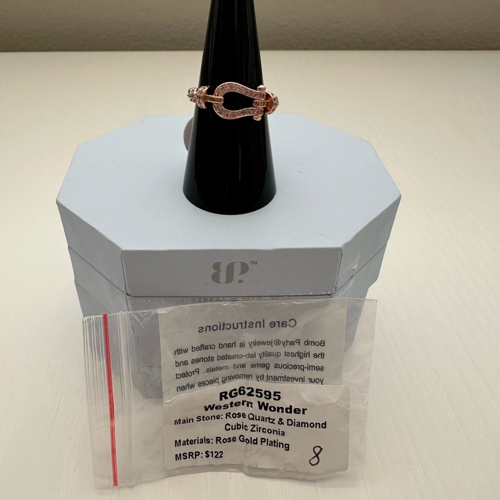 Bomb Party Rose Gold Western Wonder Ring - Size 8 RG62595